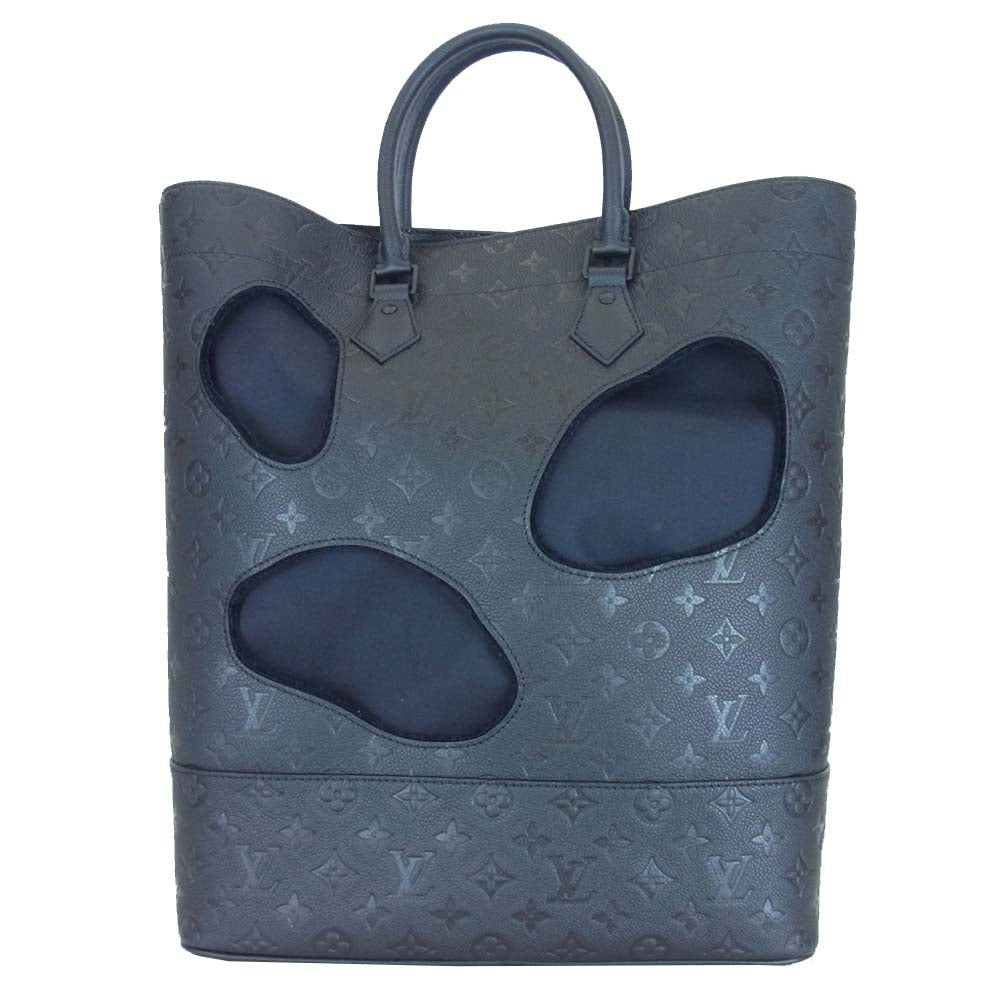 LOUIS VUITTON ルイ・ヴィトン M58661 川久保玲 アンプラント ウィズ ホールズ トート MM  ブラック系【新古品】【未使用】【中古】