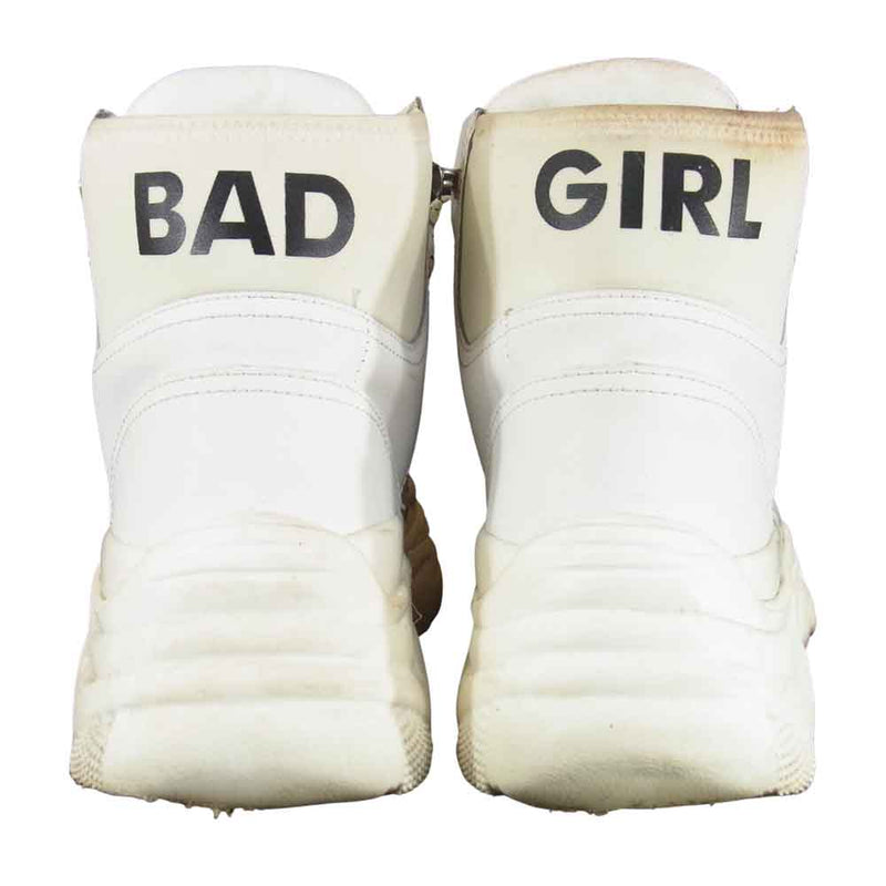 HYSTERIC GLAMOUR ヒステリックグラマー PLATFORM BAD GIRL スニーカー ソール ホワイト系 25【中古】