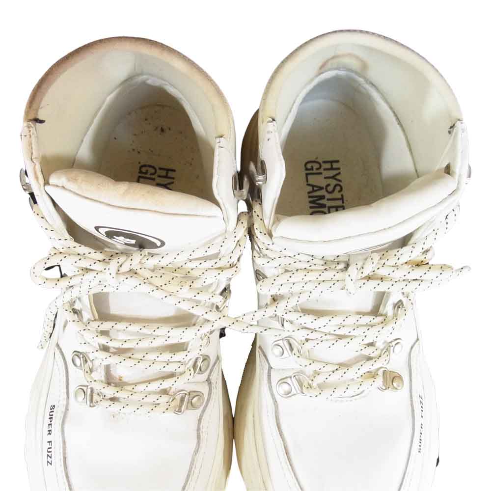 HYSTERIC GLAMOUR ヒステリックグラマー PLATFORM BAD GIRL スニーカー ソール ホワイト系 25【中古】