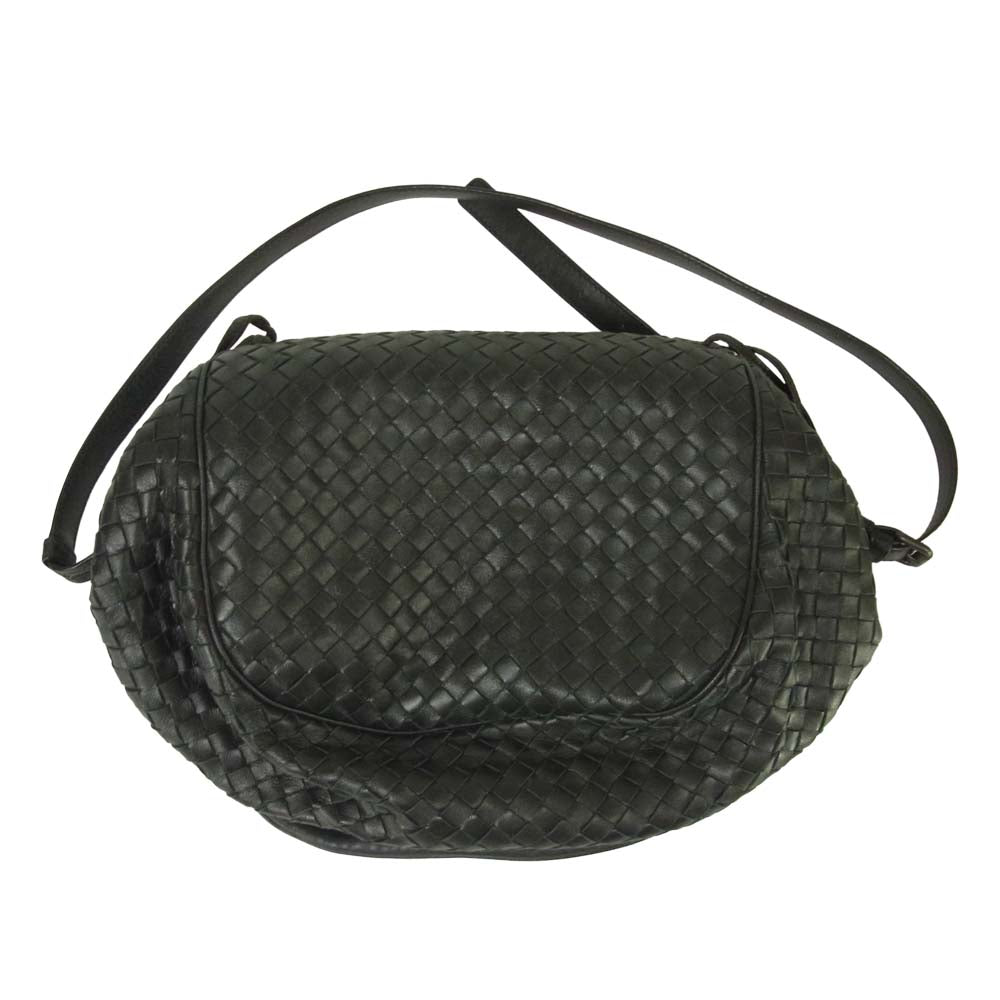 BOTTEGAVENETA ボッテガヴェネタ B01350018L INTRECCIATO イントレチャート ショルダーバッグ ブラック系【中古】