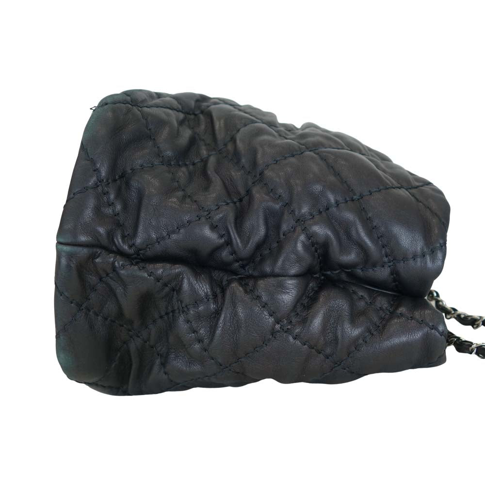 CHANEL シャネル マトラッセ ココマーク チェーン トートバッグ ブラック系【中古】