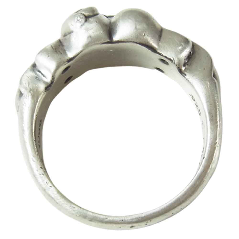 CHROME HEARTS クロムハーツ（原本無） FLRL CRS HET フローラル ハート リング シルバー系 20【中古】