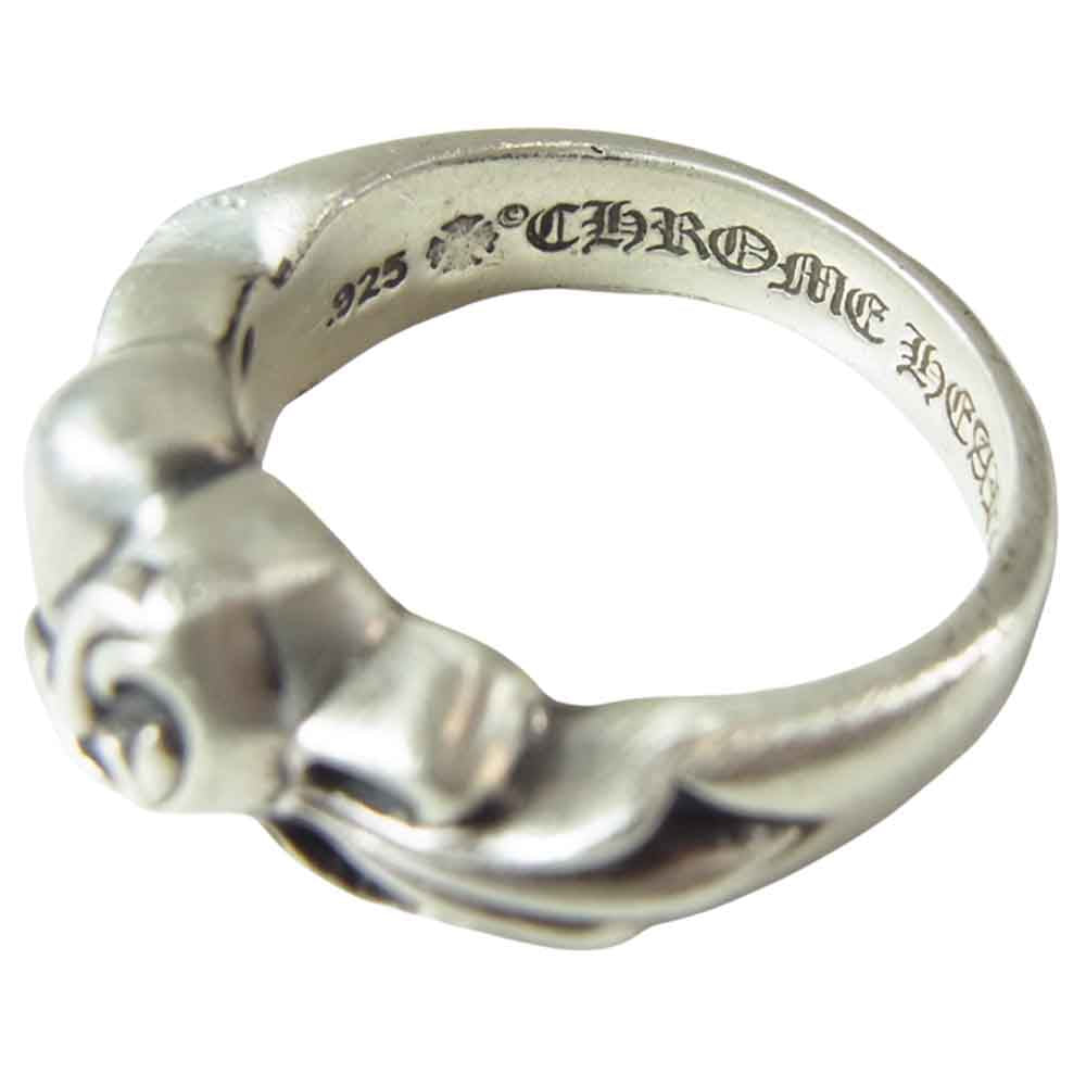 CHROME HEARTS クロムハーツ（原本無） FLRL CRS HET フローラル ハート リング シルバー系 20【中古】