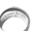 CHROME HEARTS クロムハーツ（原本無） Floral cross Ring フローラル クロス リング シルバー系 21号程度【中古】