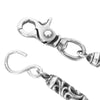 CHROME HEARTS クロムハーツ（原本無） 1クリップ ショート ローラー 6LINK ウォレットチェーン シルバー系【中古】