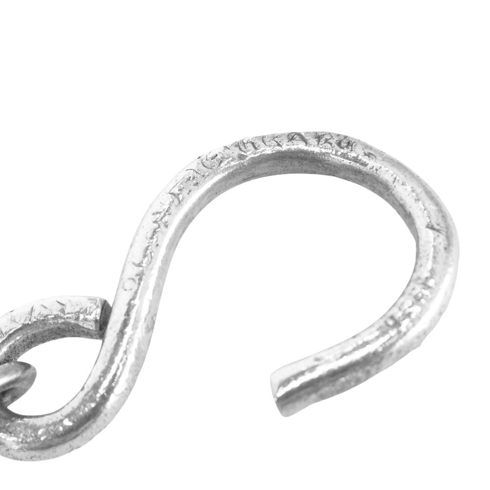 CHROME HEARTS クロムハーツ（原本無） 1クリップ ショート ローラー 6LINK ウォレットチェーン シルバー系【中古】