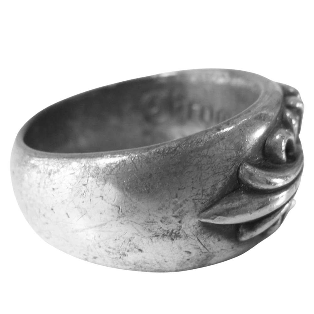 CHROME HEARTS クロムハーツ（原本無） FLRL CRS 1DIA フローラル クロス アフター 1ダイヤ リング シルバー系 23号程度【中古】