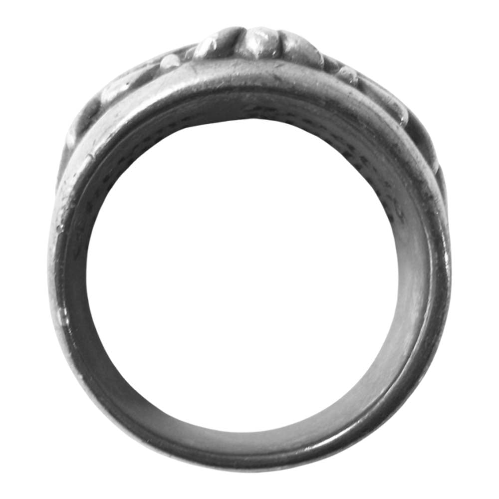CHROME HEARTS クロムハーツ（原本無） FLRL CRS 1DIA フローラル クロス アフター 1ダイヤ リング シルバー系 23号程度【中古】