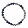 CHROME HEARTS クロムハーツ（原本無） 6mm BEAD SV ビーズ ブレスレット シルバー×ブラック【中古】