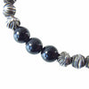 CHROME HEARTS クロムハーツ（原本無） 6mm BEAD SV ビーズ ブレスレット シルバー×ブラック【中古】
