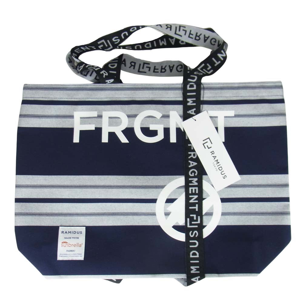 FRAGMENT DESIGN フラグメントデザイン RAMIDUS TOTE BAG トート バッグ L ネイビー系【新古品】【未使用】【中古】