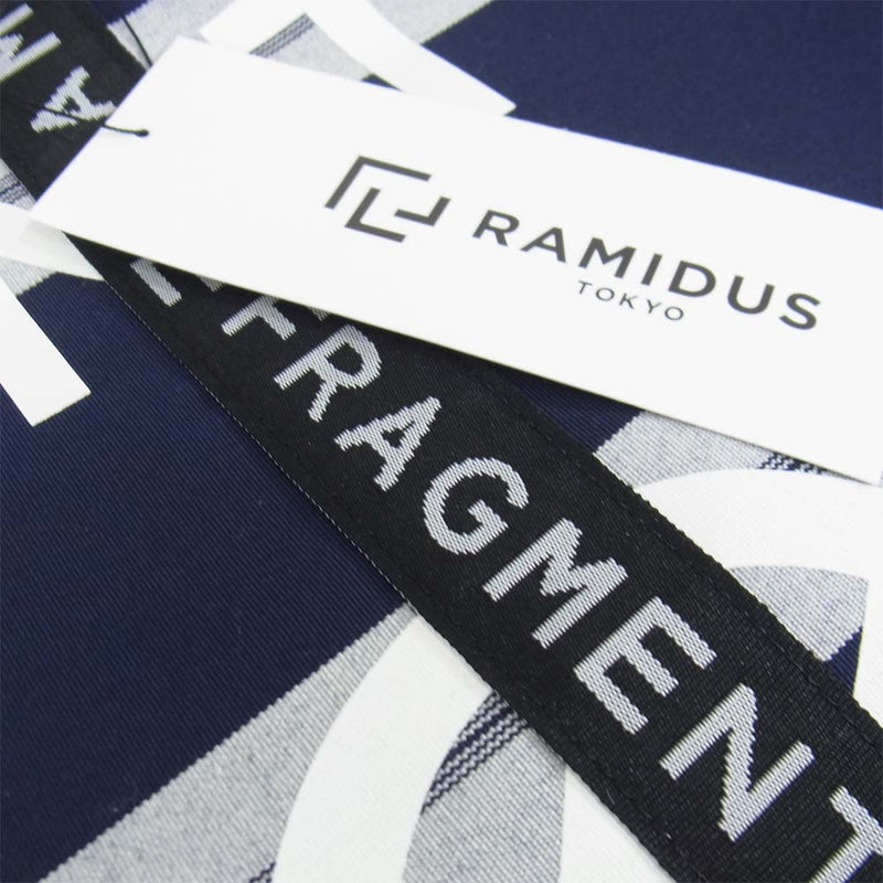 FRAGMENT DESIGN フラグメントデザイン RAMIDUS TOTE BAG トート バッグ L ネイビー系【新古品】【未使用】【中古】