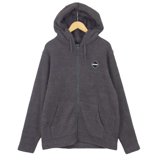 F.C.R.B. エフシーアールビー 21SS FCRB-210066 PILE ZIP UP HOODIE パイル ジップ パーカー グレー系 XL【中古】