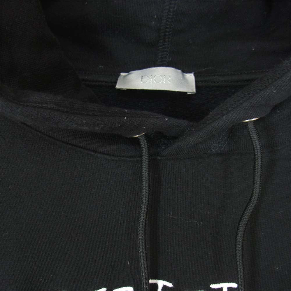 DIOR HOMME ディオールオム 20AW 033J646A0531 Shawn Stussy SHOCK THE WORLD ステューシー パーカー ブラック系 X3L【中古】