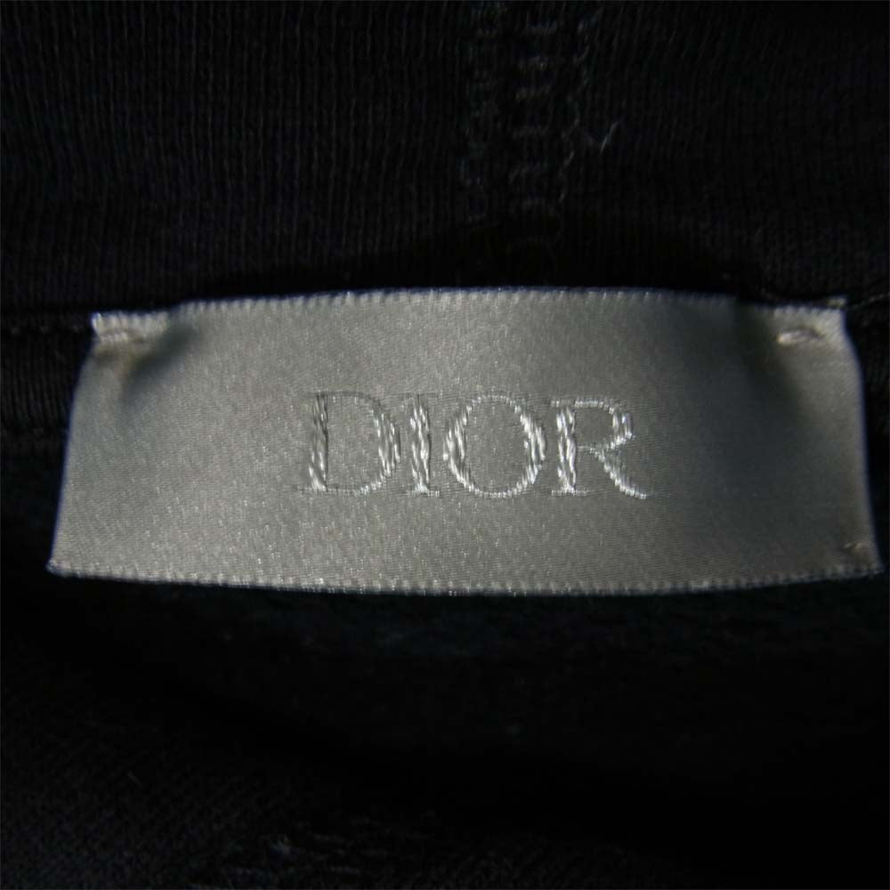 DIOR HOMME ディオールオム 20AW 033J646A0531 Shawn Stussy SHOCK THE WORLD ステューシー パーカー ブラック系 X3L【中古】