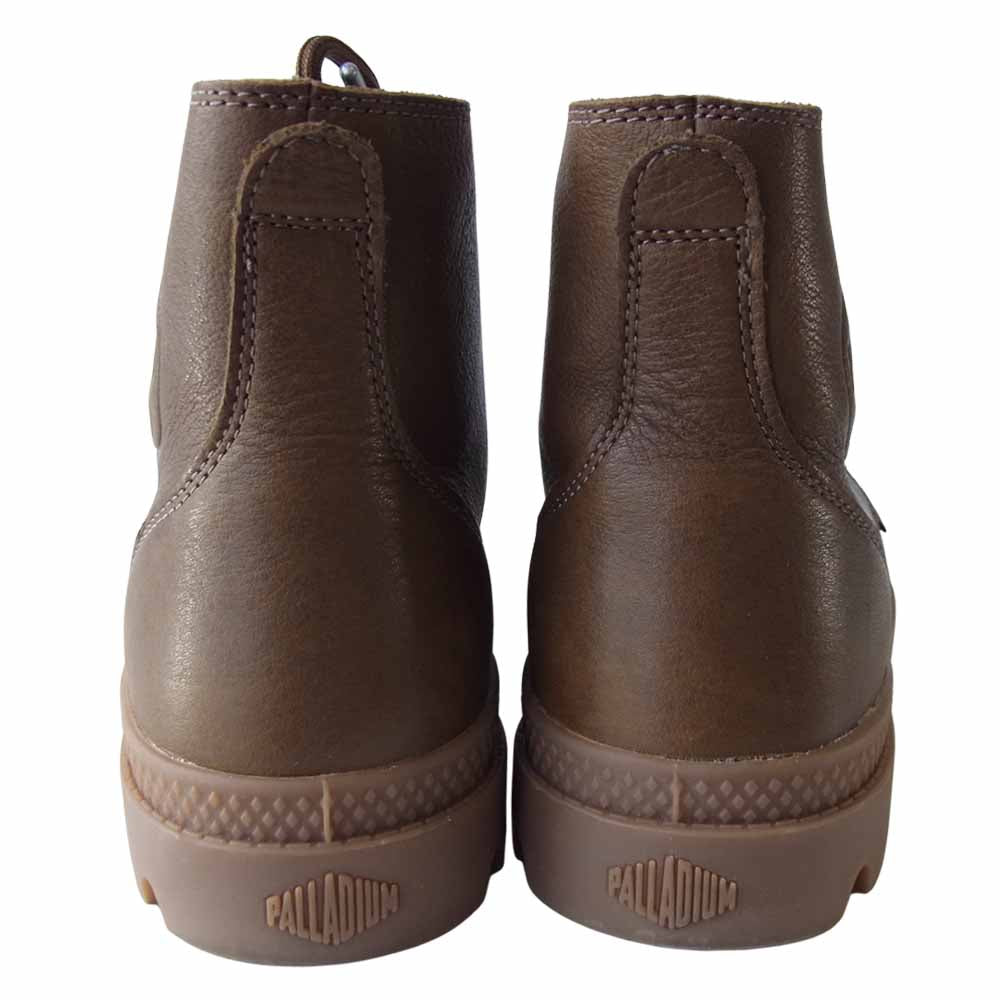 PALLADIUM パラディウム 75750-250-M PAMPA HI LEATHER UL  パンパ ハイ ハイカット スニーカー ブラウン系 UK5.5【極上美品】【中古】