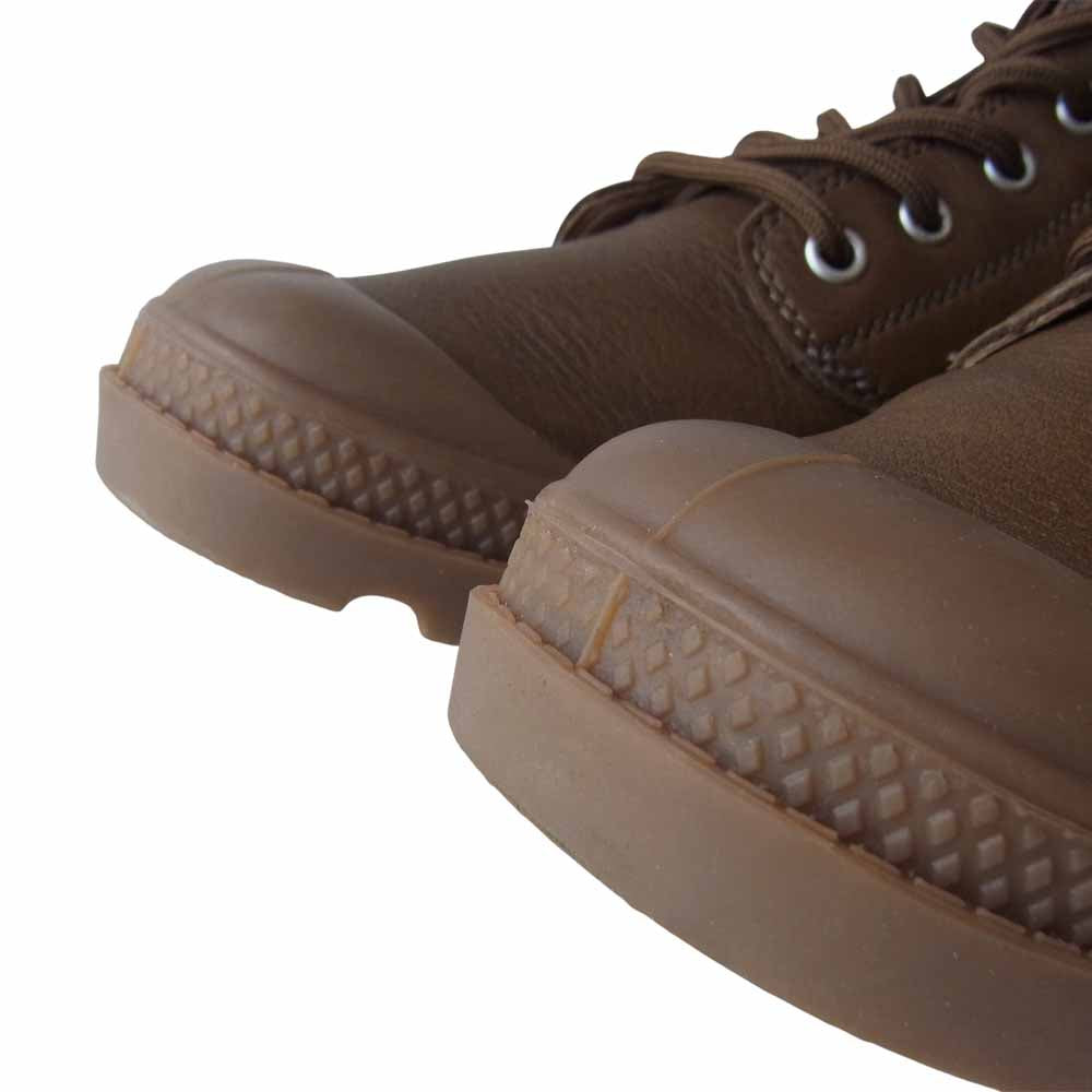 PALLADIUM パラディウム 75750-250-M PAMPA HI LEATHER UL  パンパ ハイ ハイカット スニーカー ブラウン系 UK5.5【極上美品】【中古】