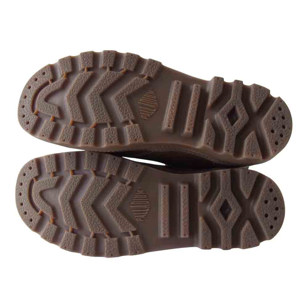 PALLADIUM パラディウム 75750-250-M PAMPA HI LEATHER UL  パンパ ハイ ハイカット スニーカー ブラウン系 UK5.5【極上美品】【中古】
