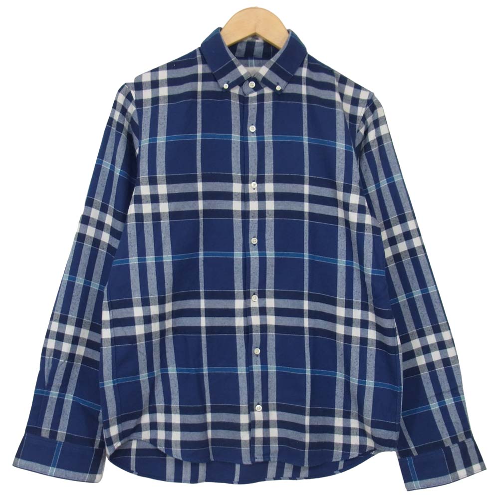 THE NORTH FACE ノースフェイス NT26136H チェック ボタンダウン 長袖 シャツ ブルー系 L【中古】