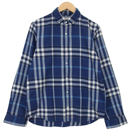 THE NORTH FACE ノースフェイス NT26136H チェック ボタンダウン 長袖 シャツ ブルー系 L【中古】