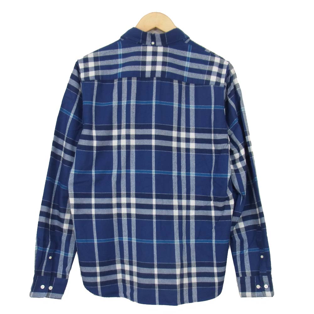 THE NORTH FACE ノースフェイス NT26136H チェック ボタンダウン 長袖 シャツ ブルー系 L【中古】