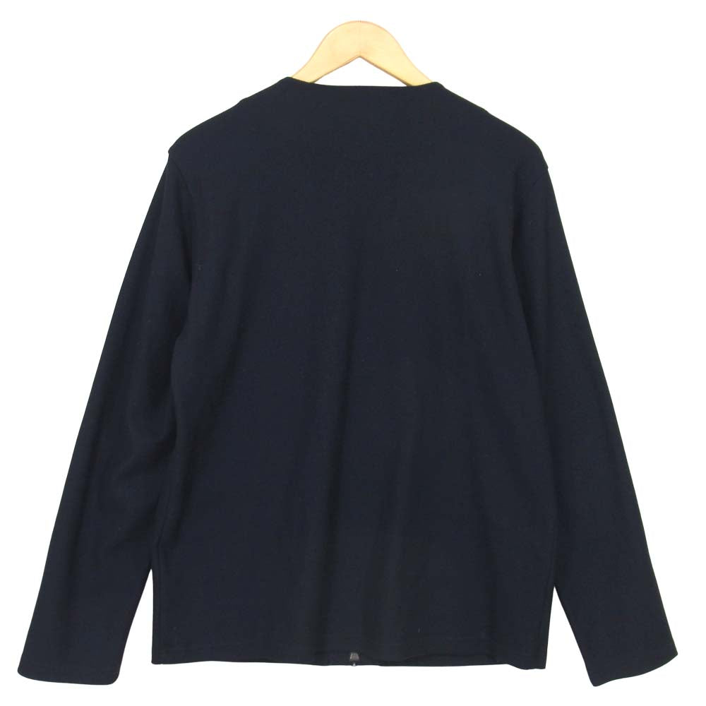 THE NORTH FACE ノースフェイス NT3726N PURPLE LABEL パープル レーベル Raschel Zip Up Cardigan ラッセル ジップアップ カーディガン ネイビー系 L【中古】