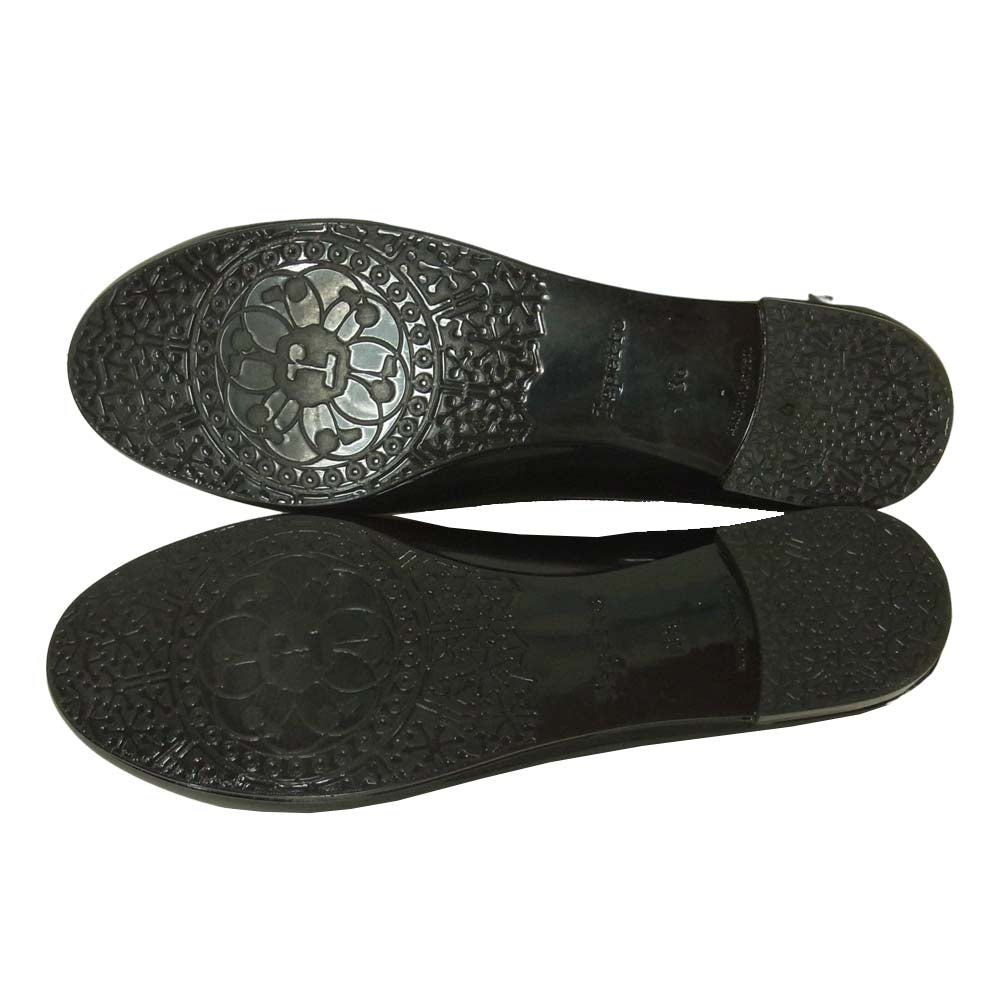 repetto レペット 51182-1-50499 CENDRILLON BABY レイン シューズ ポルトガル製 ブラック系 36【美品】【中古】