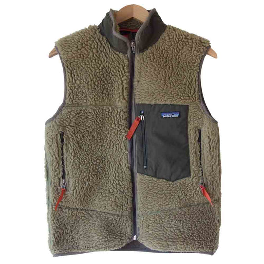 patagonia パタゴニア 65561 RETRO X レトロX フリース ベスト カーキ系 M【中古】