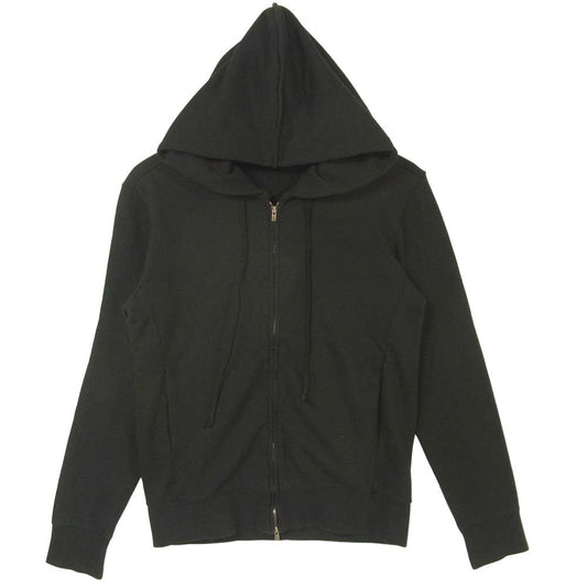 ATTACHMENT アタッチメント コットン ジップ パーカー 日本製 ブラック系 1【中古】