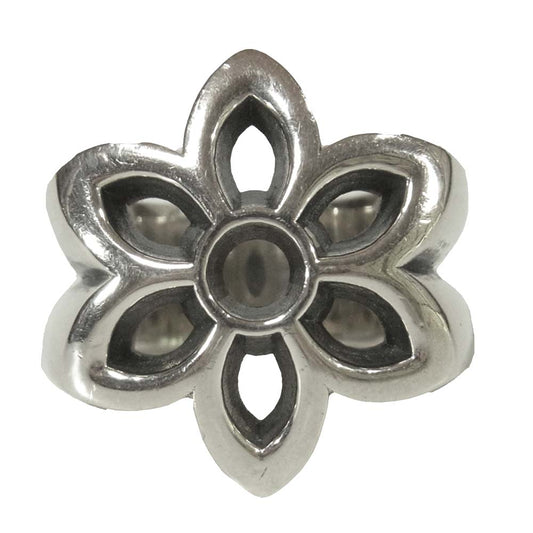グッド アート ハリウッド MODEL 28 RING ラージ フラワー リング シルバー 925 シルバー系 23号【中古】