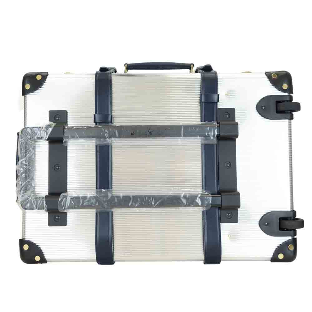 Sacai サカイ × GLOBE TROTTER グローブトロッター 17AW Luggage スーツケース キャリーケース ビジネスバッグ シルバー系【極上美品】【中古】