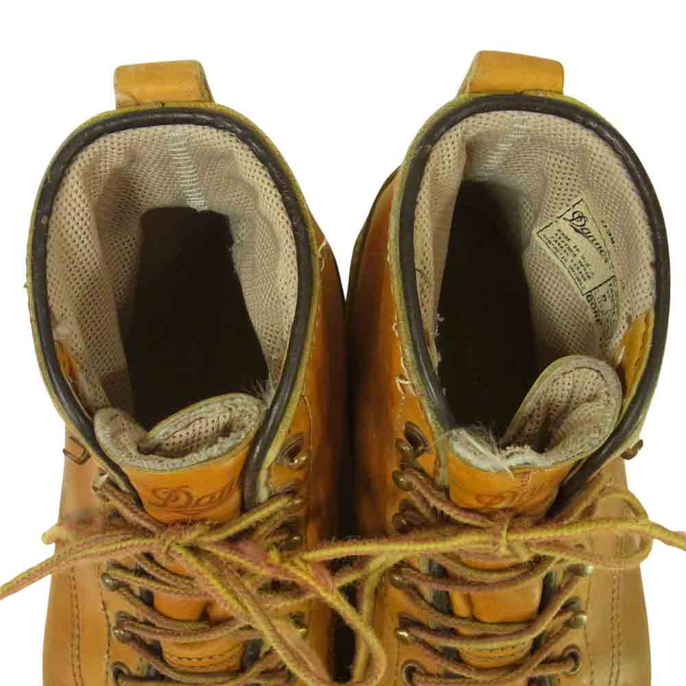 Danner ダナー 13400X 白タグ GRINGO WOODSMAN ウッズマン ブーツ レザー アメリカ製 ライトブラウン系 US8【中古】