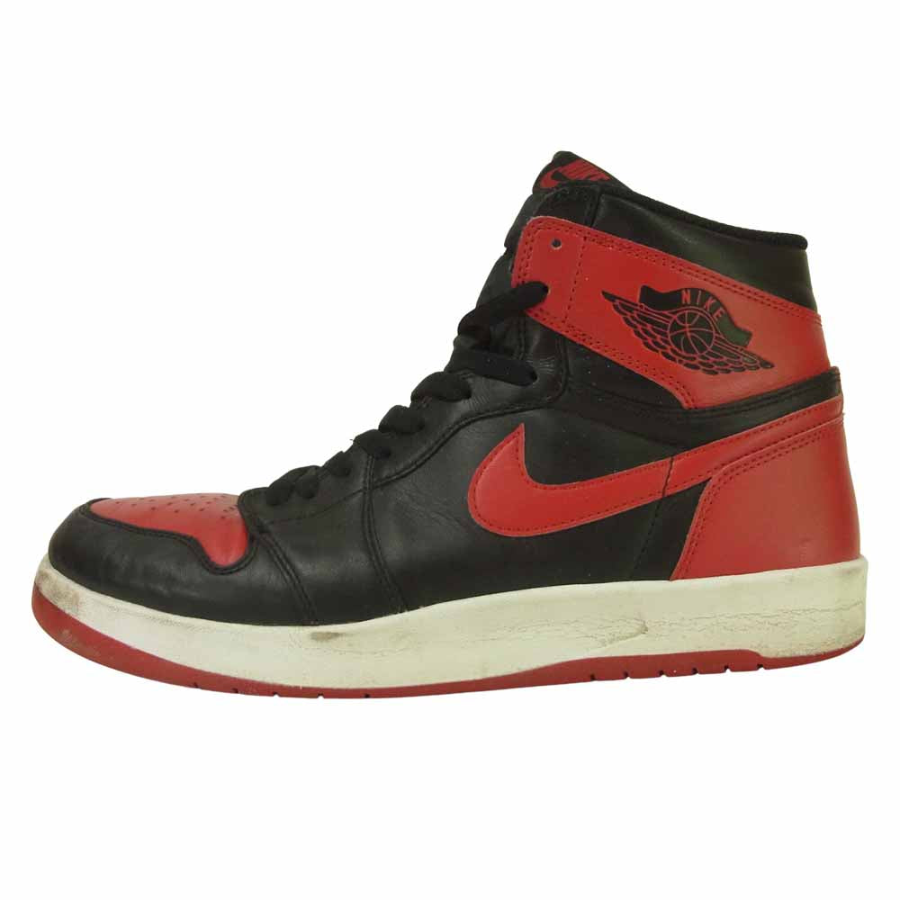 NIKE AIR JORDAN ナイキ ジョーダン 768861-001 1.5 RETRO HIGH THE RETURN ハイ スニーカー ブラック系 レッド系 28.5cm【中古】