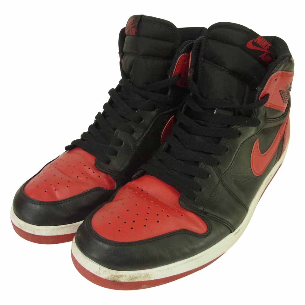 NIKE AIR JORDAN ナイキ ジョーダン 768861-001 1.5 RETRO HIGH THE RETURN ハイ スニーカー ブラック系 レッド系 28.5cm【中古】