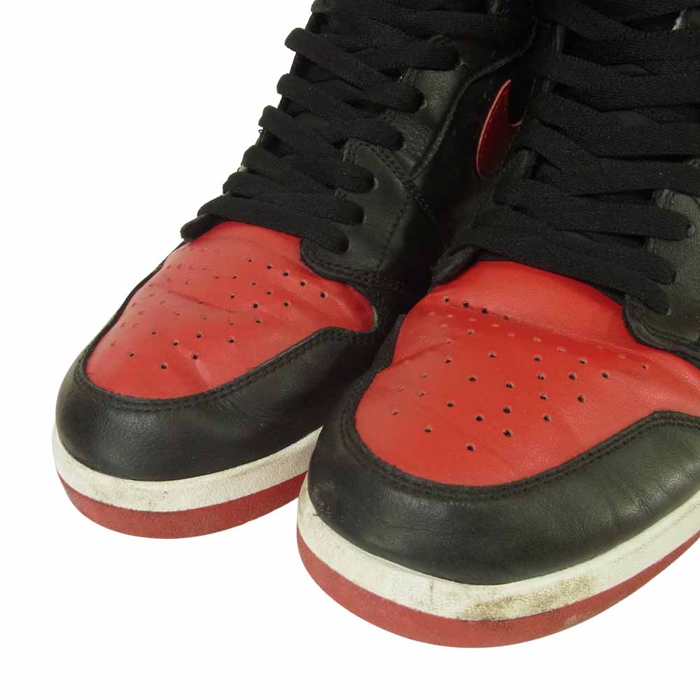 NIKE AIR JORDAN ナイキ ジョーダン 768861-001 1.5 RETRO HIGH THE RETURN ハイ スニーカー ブラック系 レッド系 28.5cm【中古】