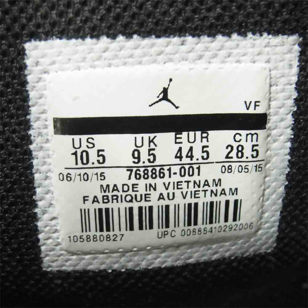 NIKE AIR JORDAN ナイキ ジョーダン 768861-001 1.5 RETRO HIGH THE RETURN ハイ スニーカー ブラック系 レッド系 28.5cm【中古】