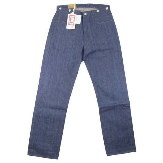 Levi's リーバイス 905010015 LVC 1890モデル 501XX ボタンフライ シンチバック デニム パンツ インディゴブルー系 33【新古品】【未使用】【中古】