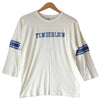 TENDERLOIN テンダーロイン T-NFL 3/4 七分袖 フットボール Tシャツ ホワイト系 S【中古】