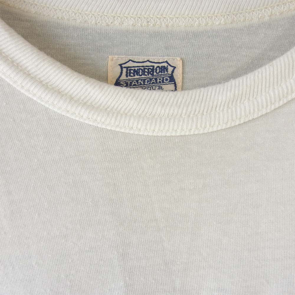 TENDERLOIN テンダーロイン T-NFL 3/4 七分袖 フットボール Tシャツ ホワイト系 S【中古】