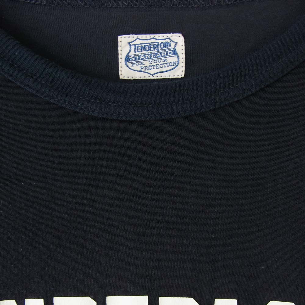 TENDERLOIN テンダーロイン T-NFL 3/4 七分袖 フットボール Tシャツ ブラック系 S【中古】