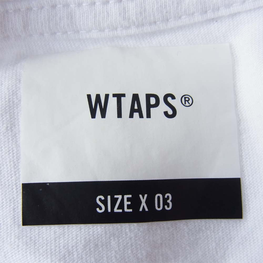 WTAPS ダブルタップス 20SS LONG LIVE WTAPS MONOLITH TEE Tシャツ ホワイト系 3【中古】