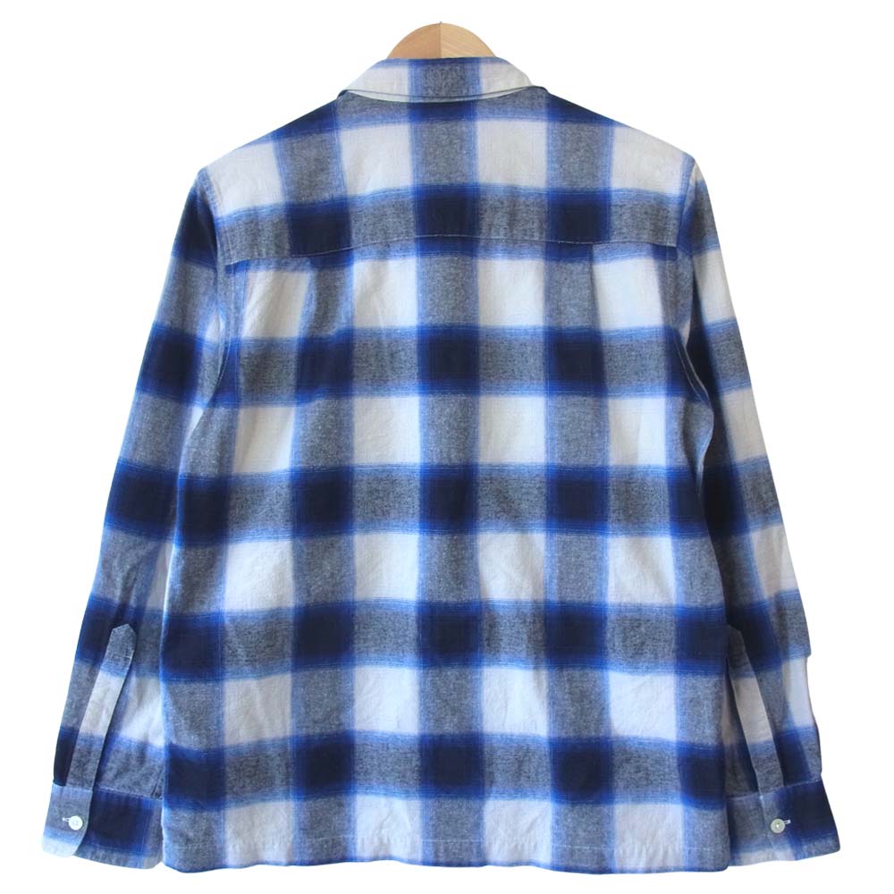WTAPS ダブルタップス 15SS 151GWDT-SHM07 VATOS L/S SHIRTS 長袖 チェック シャツ ブルー系 M【中古】