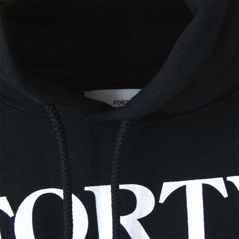 フォーティーパーセント アゲインストライツ PG-13 HOODED SWEATSHIRT スウェット パーカー ブラック系 M【新古品】【未使用】【中古】