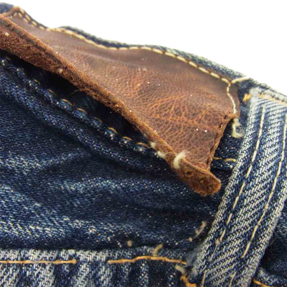 Levi's リーバイス 501XX オリジナル 革パッチ 両面タブ Vステッチ オフセット 隠しリベット インディゴブルー系【中古】
