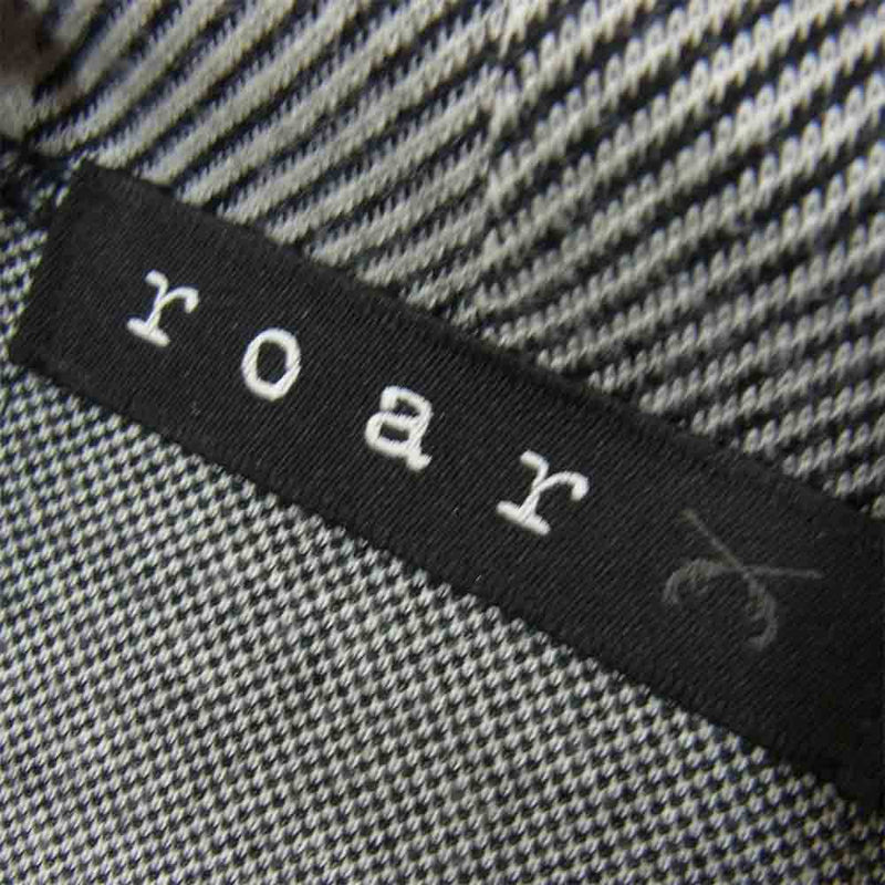 ROAR ロアー 17AW 17FRB-19 BAFFALO CHECK OUTLAST JERSEY 二丁拳銃 バッファロー チェック パーカー ブラック系 2【中古】