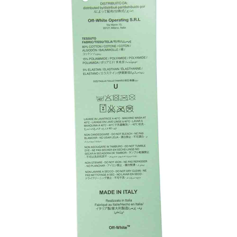 OFF-WHITE オフホワイト SOCKS TAB ソックス 靴下 ホワイト系 サイズ表記無し【新古品】【未使用】【中古】