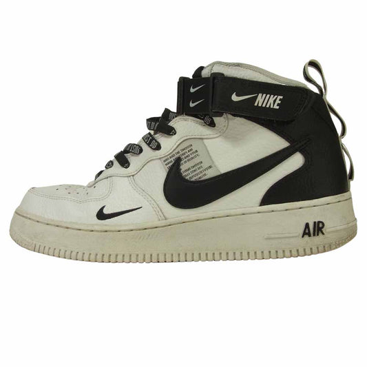 NIKE ナイキ 804609-103 AIR FORCE 1 MID エア フォース ワン ミッド スニーカー ホワイト系 27.5cm【中古】