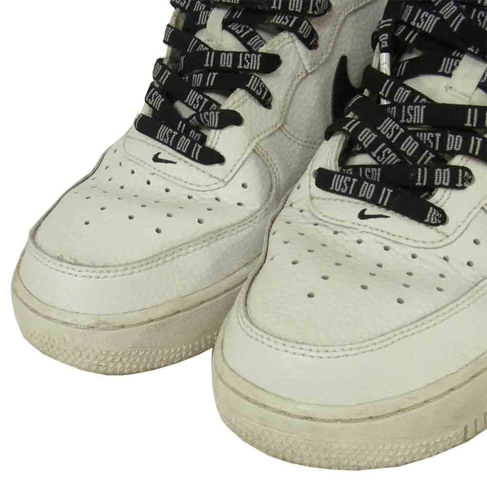 NIKE ナイキ 804609-103 AIR FORCE 1 MID エア フォース ワン ミッド スニーカー ホワイト系 27.5cm【中古】
