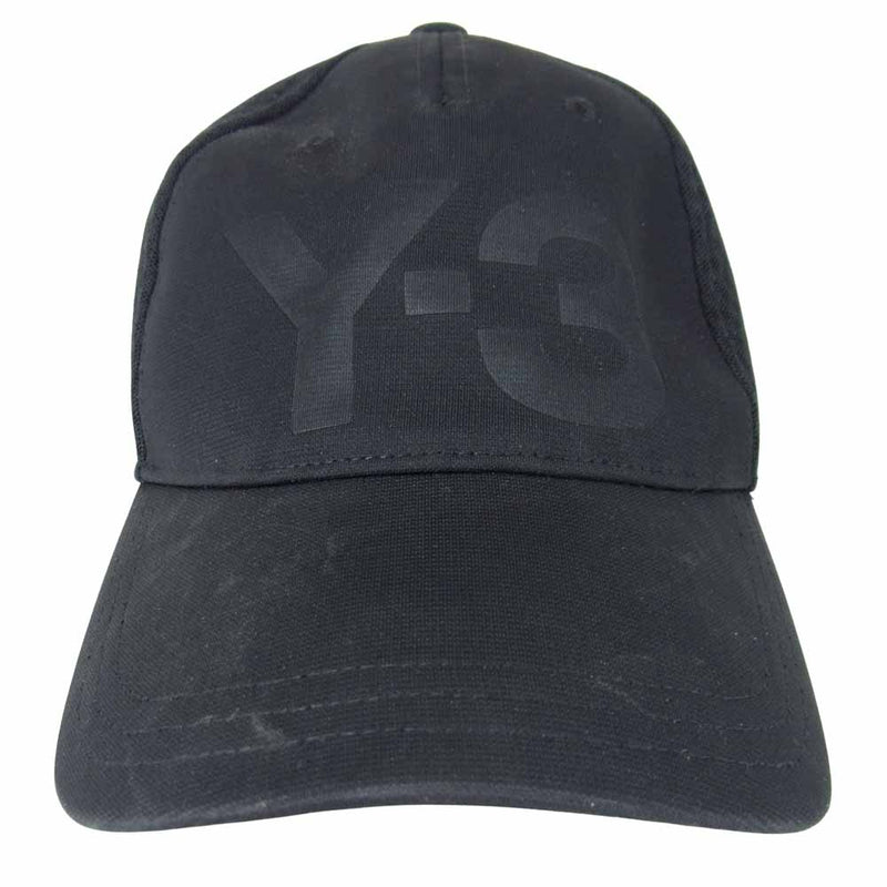 Yohji Yamamoto ヨウジヤマモト Y-3 ワイスリー DT0884 TRUCKER CAP トラッカー キャップ ブラック系 58【中古】