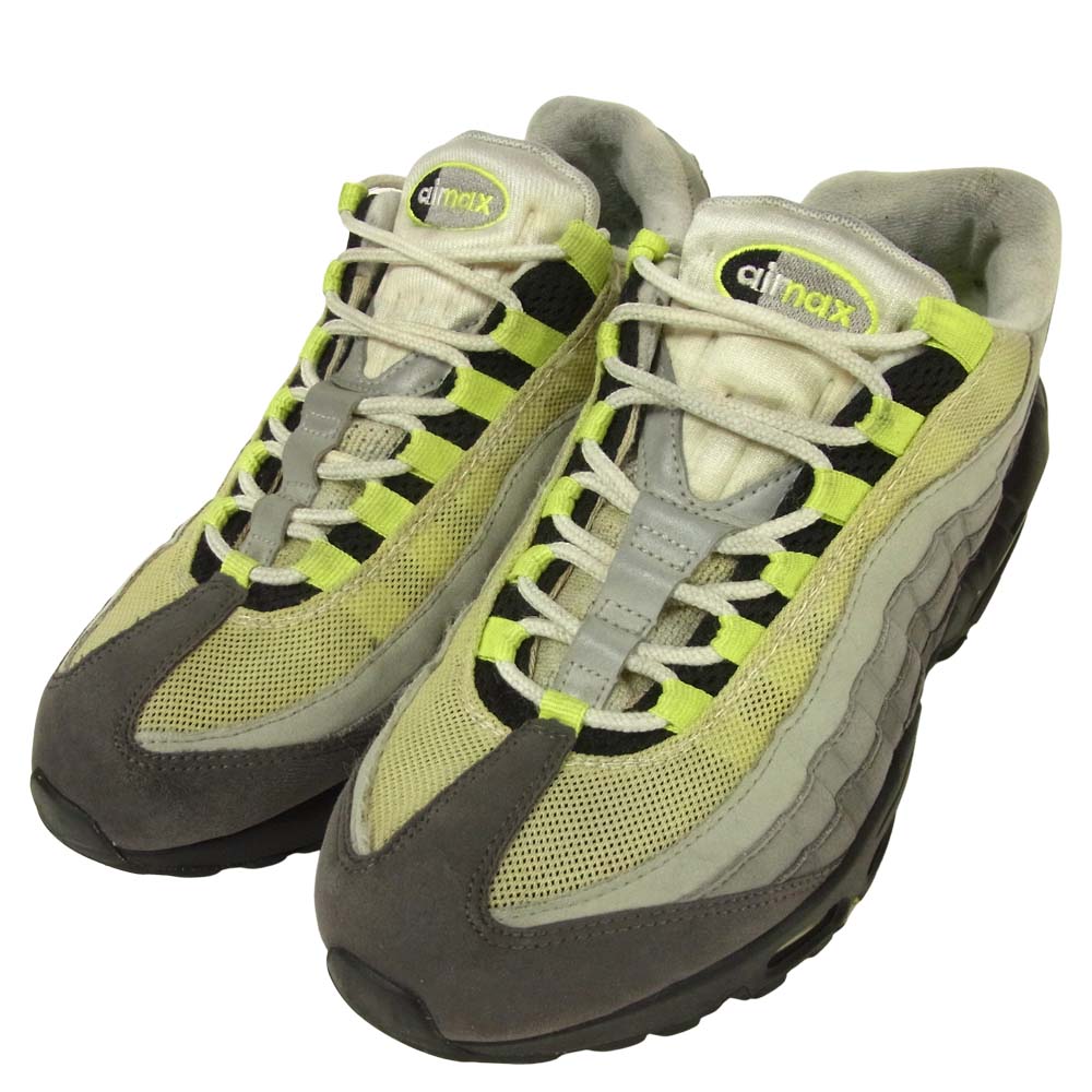 NIKE ナイキ 554970-071 AIR MAX 95 OG black volt エアマックス イエローグラデーション スニーカー グレー系 27cm【中古】